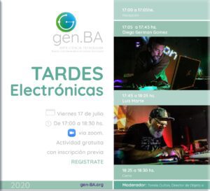 Recital online de música electronica